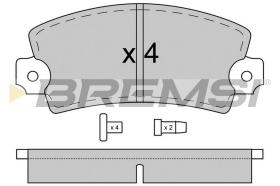 Bremsi BP2018 - PASTTILLA DE  FRENO | BRAKE PADS