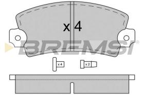Bremsi BP2026 - PASTTILLA DE  FRENO | BRAKE PADS