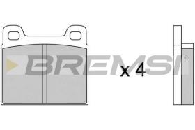 Bremsi BP2036 - BRAKE PADS