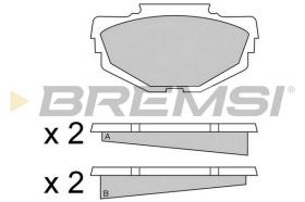 Bremsi BP2040 - BRAKE PADS