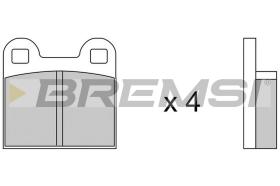 Bremsi BP2042 - BRAKE PADS