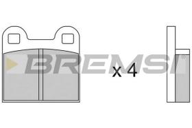 Bremsi BP2042 - BRAKE PADS