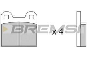 Bremsi BP2047 - BRAKE PADS