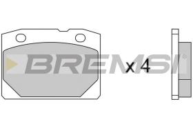 Bremsi BP2065 - PASTTILLA DE  FRENO | BRAKE PADS