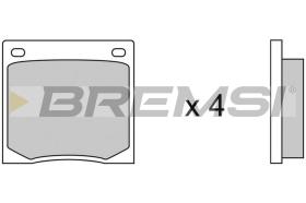 Bremsi BP2070 - PASTTILLA DE  FRENO | BRAKE PADS
