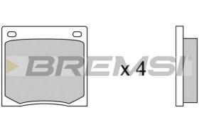 Bremsi BP2070 - PASTIGLIE FRENO | BRAKE PADS