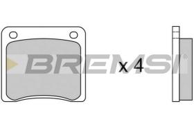 Bremsi BP2081 - PASTIGLIE FRENO | BRAKE PADS
