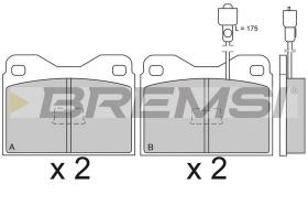 Bremsi BP2098 - PASTTILLA DE  FRENO | BRAKE PADS