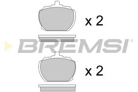 Bremsi BP2102 - PASTILLA DE FRENO | BRAKE PADS