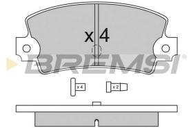 Bremsi BP2114 - PASTTILLA DE  FRENO | BRAKE PADS