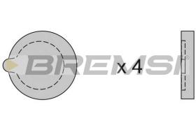 Bremsi BP2121 - BRAKE PADS