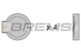 Bremsi BP2122 - PASTTILLA DE  FRENO | BRAKE PADS
