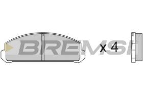 Bremsi BP2123 - PASTTILLA DE  FRENO | BRAKE PADS