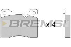 Bremsi BP2125 - BRAKE PADS