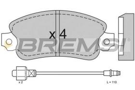 Bremsi BP2127 - PASTILLA DE FRENO | BRAKE PADS