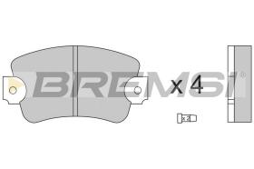 Bremsi BP2132 - PASTTILLA DE  FRENO | BRAKE PADS