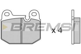 Bremsi BP2144 - PASTILLA DE FRENO | BRAKE PADS
