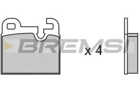 Bremsi BP2145 - BRAKE PADS
