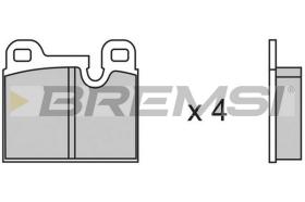 Bremsi BP2146 - PASTTILLA DE  FRENO | BRAKE PADS