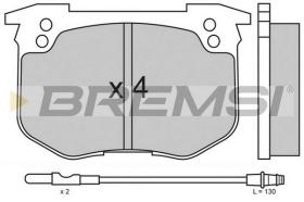 Bremsi BP2159 - PASTTILLA DE  FRENO | BRAKE PADS