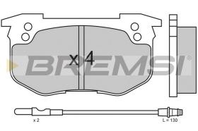 Bremsi BP2160 - BRAKE PADS