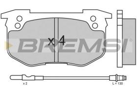 Bremsi BP2160 - BRAKE PADS