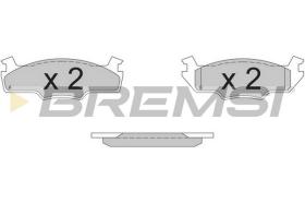 Bremsi BP2162 - PASTTILLA DE  FRENO | BRAKE PADS