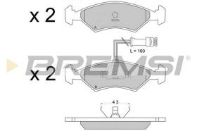 Bremsi BP2163 - PASTILLA DE FRENO | BRAKE PADS