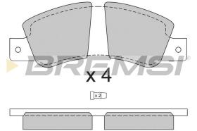 Bremsi BP2181 - BRAKE PADS