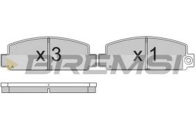 Bremsi BP2183 - PASTTILLA DE  FRENO | BRAKE PADS