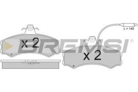 Bremsi BP2196 - PASTTILLA DE  FRENO | BRAKE PADS
