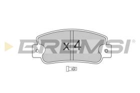Bremsi BP2203 - PASTTILLA DE  FRENO | BRAKE PADS
