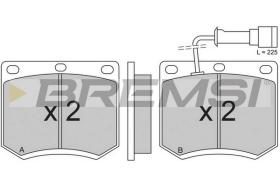 Bremsi BP2205 - BRAKE PADS