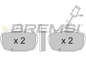 Bremsi BP2206 - PASTTILLA DE  FRENO | BRAKE PADS