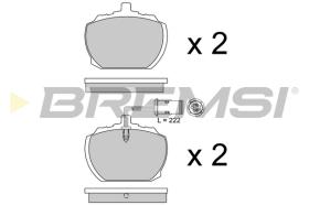 Bremsi BP2207 - PASTTILLA DE  FRENO | BRAKE PADS