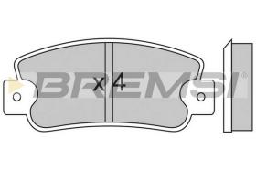 Bremsi BP2211 - BRAKE PADS
