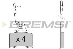 Bremsi BP2214 - PASTILLA DE FRENO | BRAKE PADS