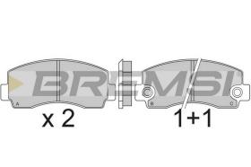 Bremsi BP2215 - BRAKE PADS