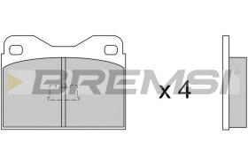 Bremsi BP2219 - PASTTILLA DE  FRENO | BRAKE PADS