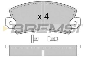 Bremsi BP2220 - PASTTILLA DE  FRENO | BRAKE PADS