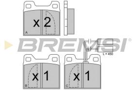 Bremsi BP2225 - PASTILLA DE FRENO | BRAKE PADS