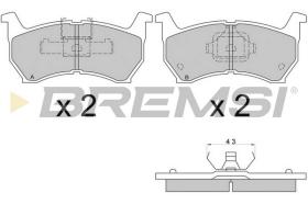 Bremsi BP2253 - BRAKE PADS