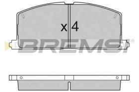 Bremsi BP2255 - PASTTILLA DE  FRENO | BRAKE PADS