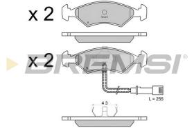 Bremsi BP2266 - PASTILLA DE FRENO | BRAKE PADS