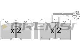 Bremsi BP2275 - PASTIGLIE FRENO | BRAKE PADS