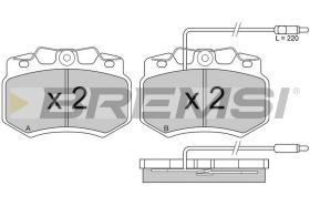 Bremsi BP2276-1 - PASTTILLA DE  FRENO | BRAKE PADS