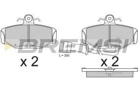 Bremsi BP2284 - PASTTILLA DE  FRENO | BRAKE PADS