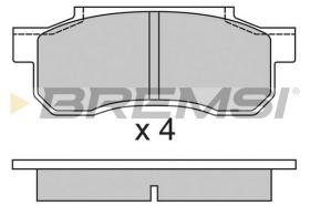 Bremsi BP2292 - PASTTILLA DE  FRENO | BRAKE PADS