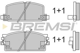 Bremsi BP2294 - PASTTILLA DE  FRENO | BRAKE PADS