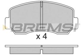 Bremsi BP2296 - PASTTILLA DE  FRENO | BRAKE PADS